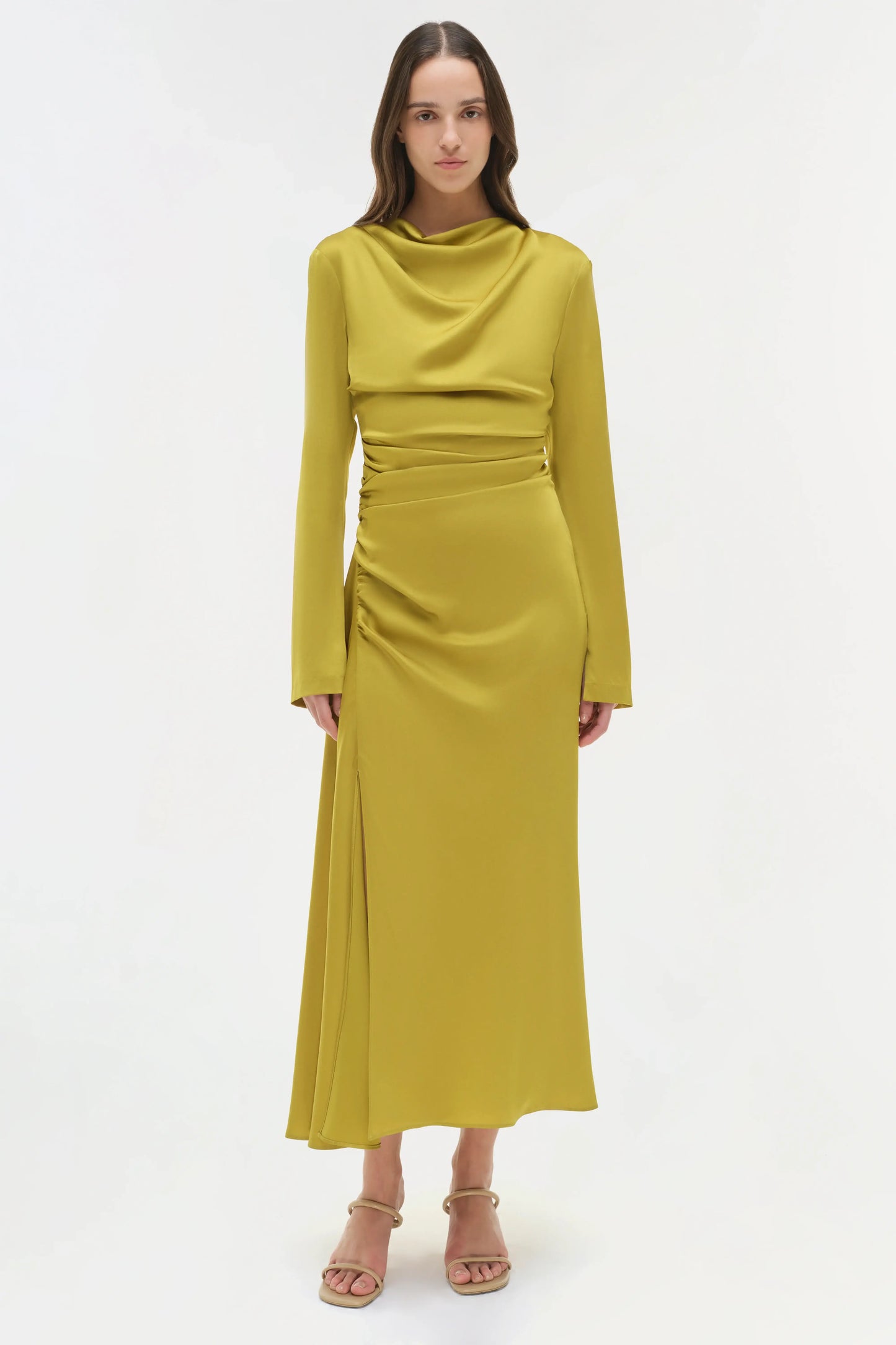 ODESSA L/S MIDI DRESS