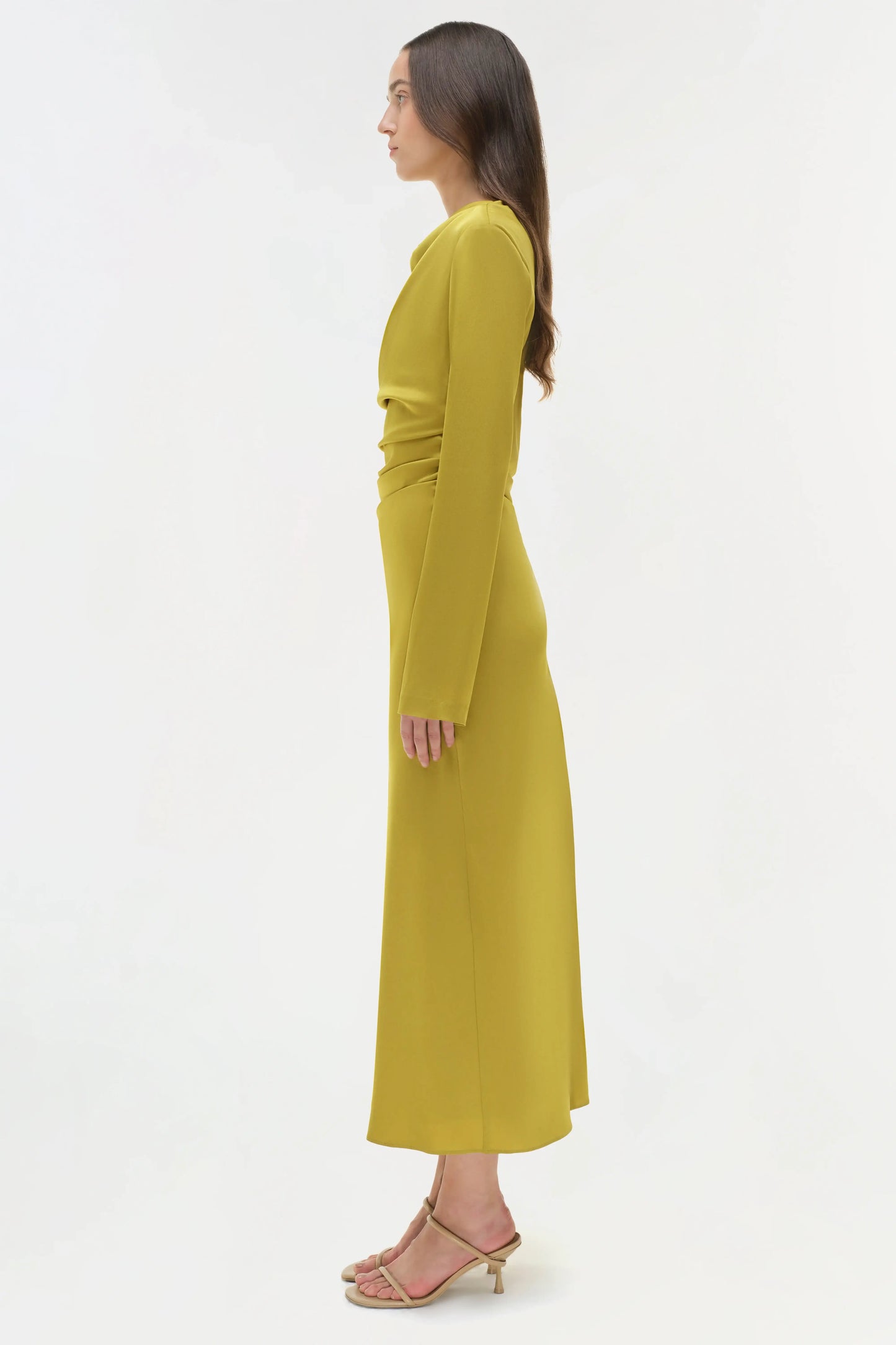 ODESSA L/S MIDI DRESS