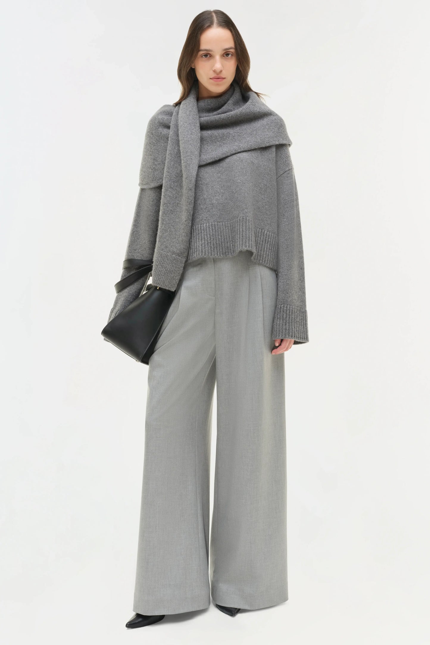 ELSON SCARF SWEATER