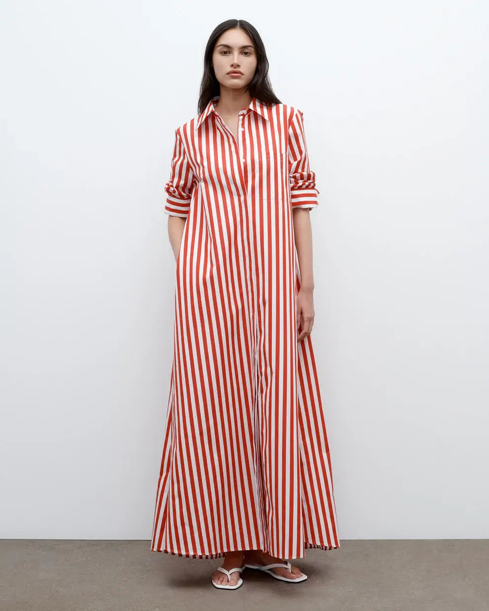 JENNY'S GOWN - RED/WHITE