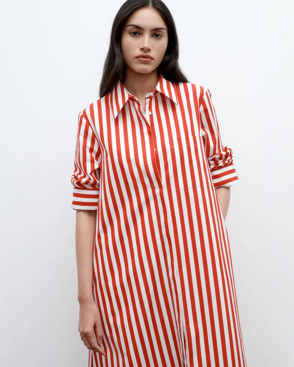 JENNY'S GOWN - RED/WHITE