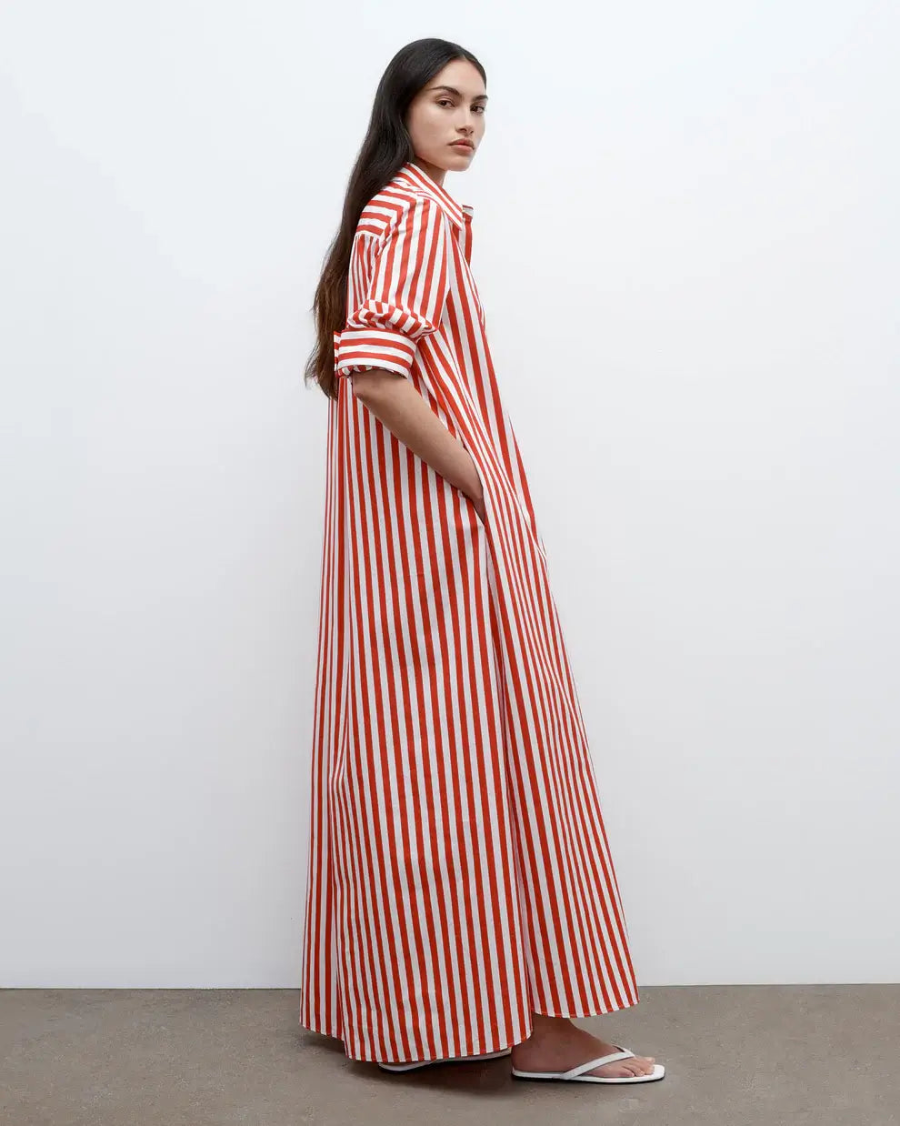 JENNY'S GOWN - RED/WHITE
