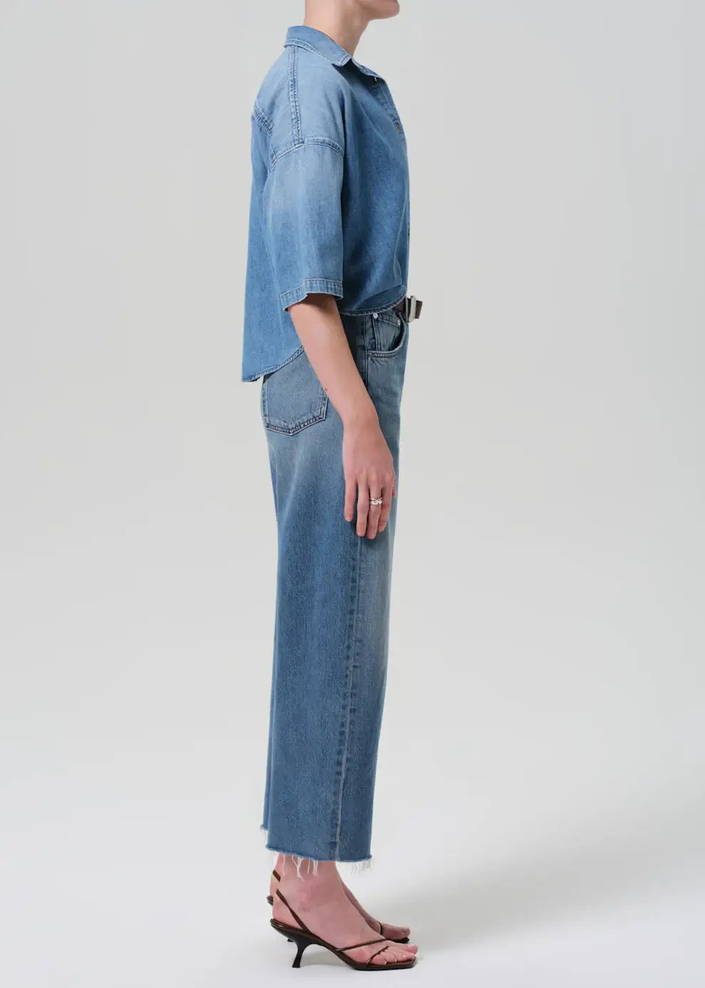 AYLA RAW HEM CROP - TELEGRAPH