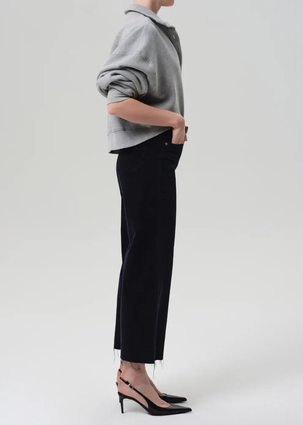 LYRA WIDE LEG CROP IN CORDUROY