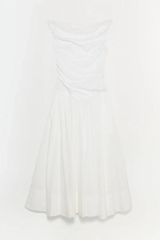 CERSEI OFF SHOULDER MIDI DRESS