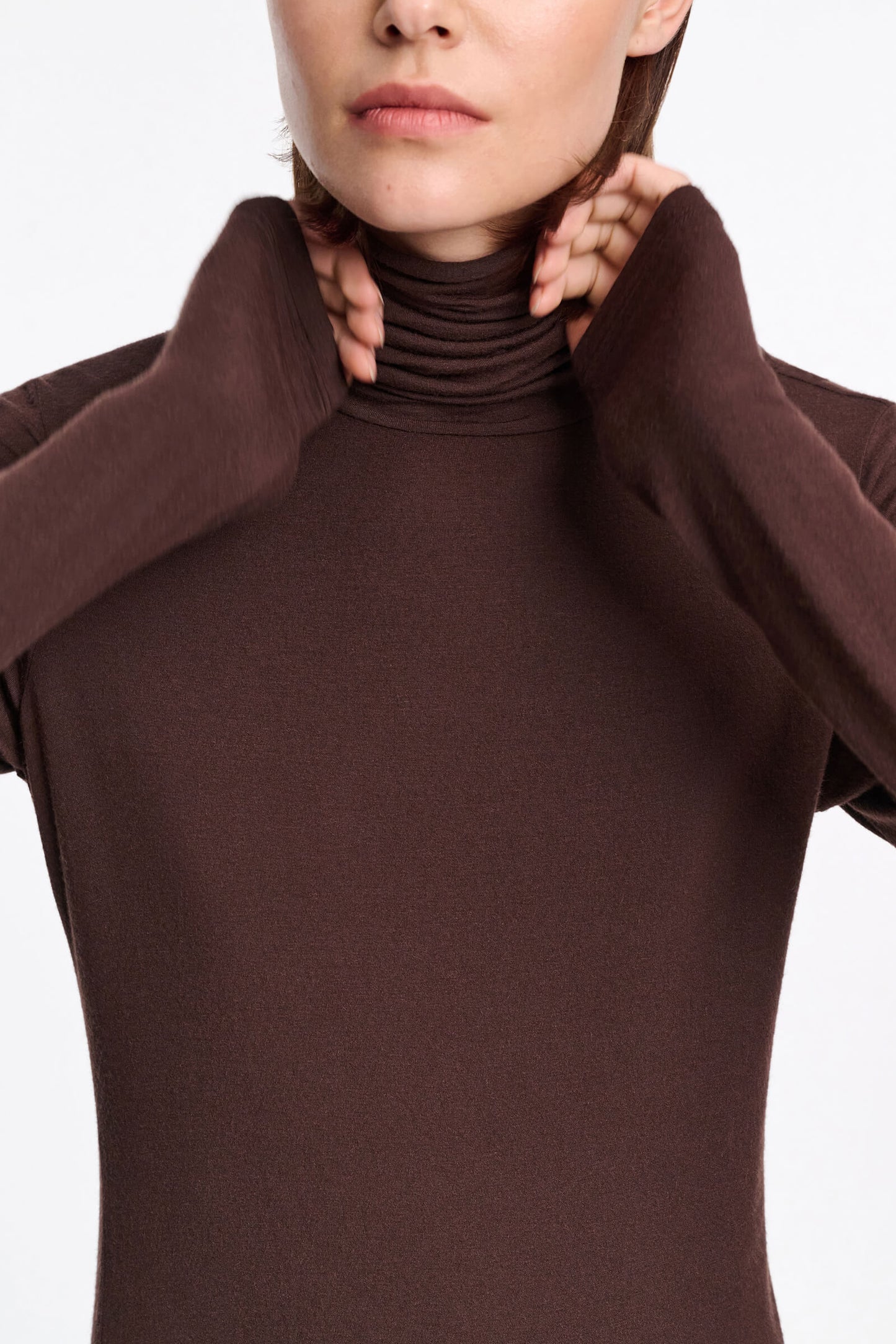 CHIC COMFORT SHIRT- CHOCOLATE