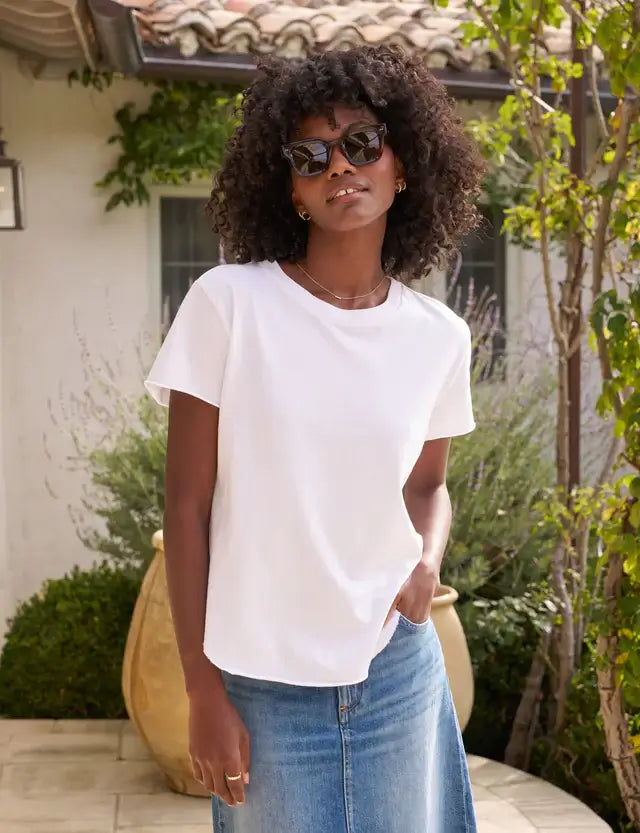 THEO- PERFECT TEE WHITE