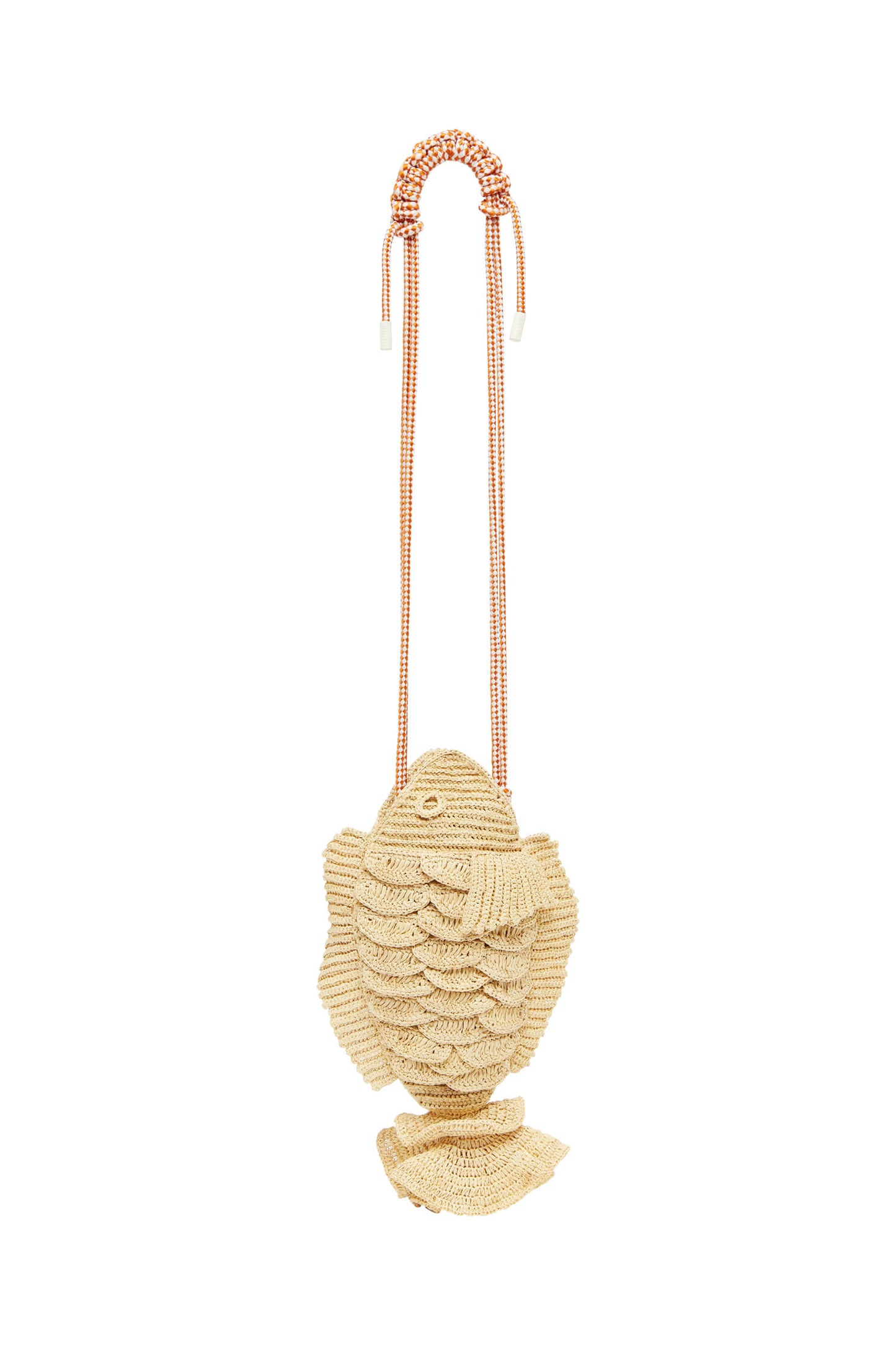 HORIZON RAFFIA FISH CROSSBODY