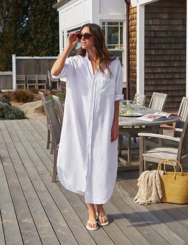ONE SIZE BUTTON-DRESS