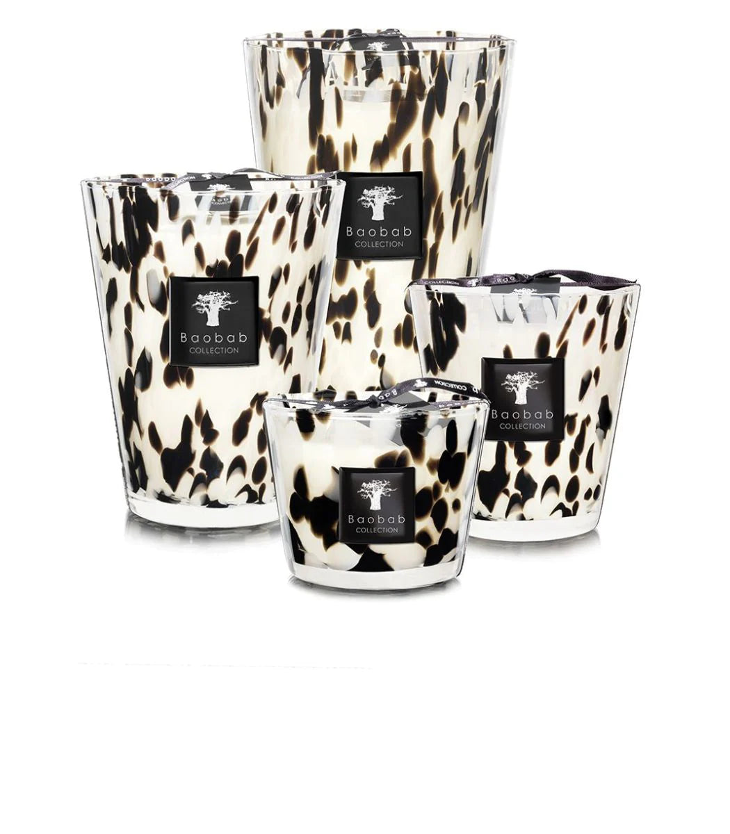 CANDLE PEARLS BLACK (MAX 10)