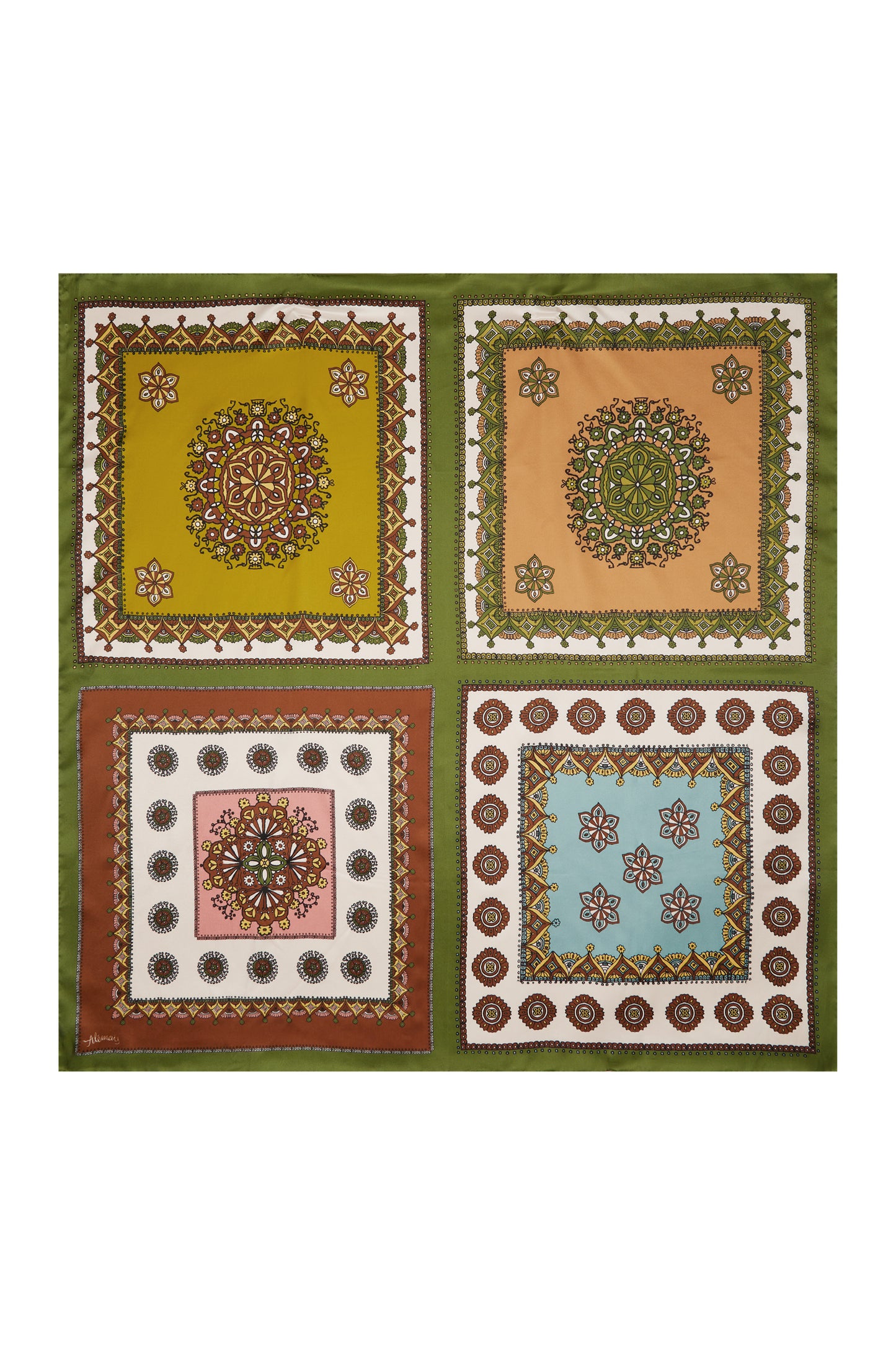 CONTINA TILES SILK SCARF