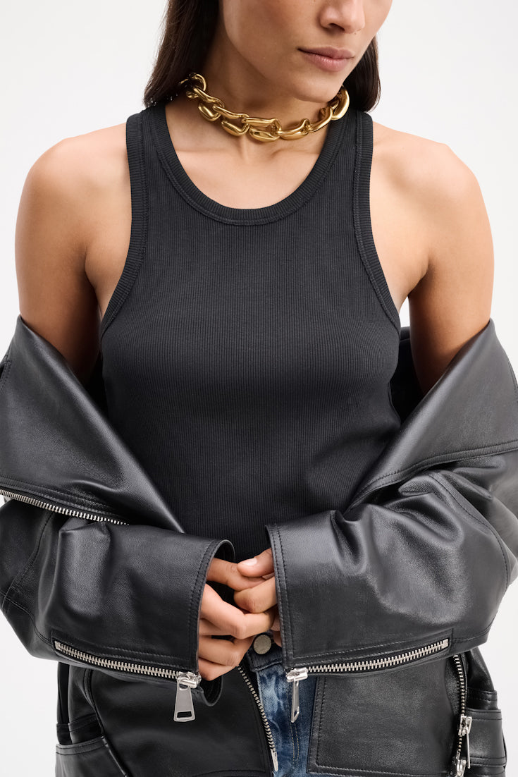 RIBBED SEDUCTION TOP