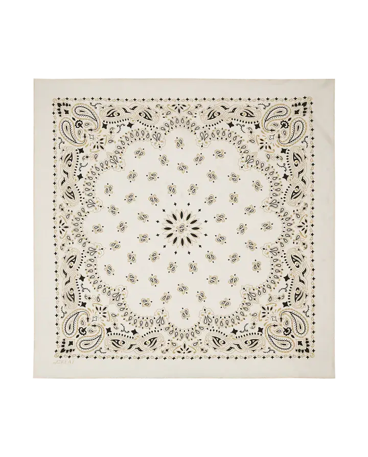 THE SILK BANDANA - CREAM