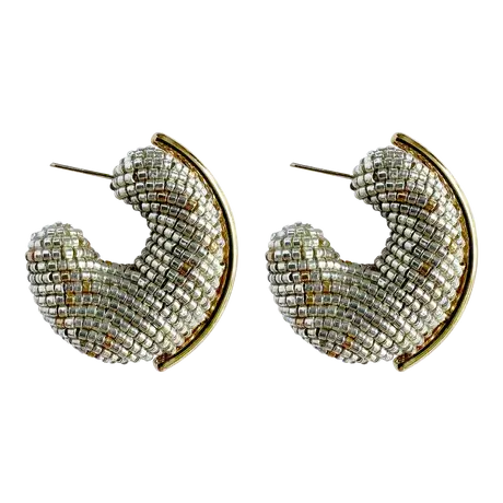 ALBA HOOPS- SILVER