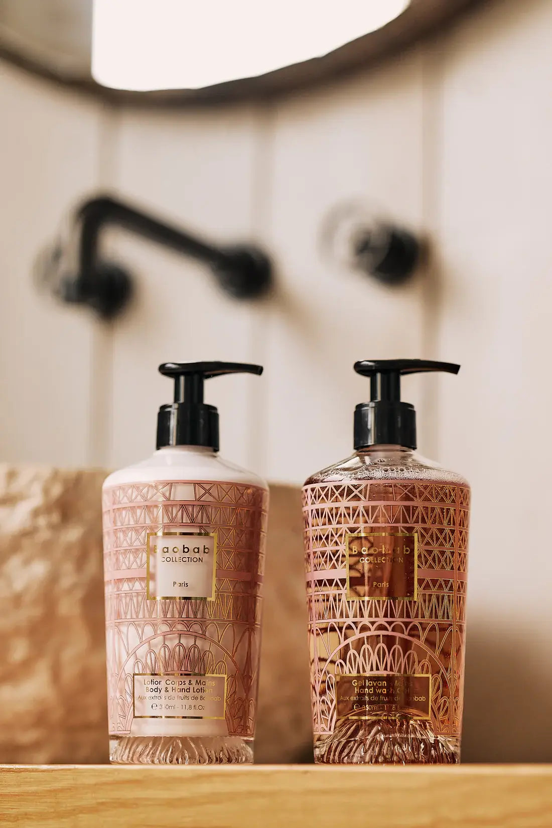 PARIS BODY & HAND LOTION + HAND WASH GEL