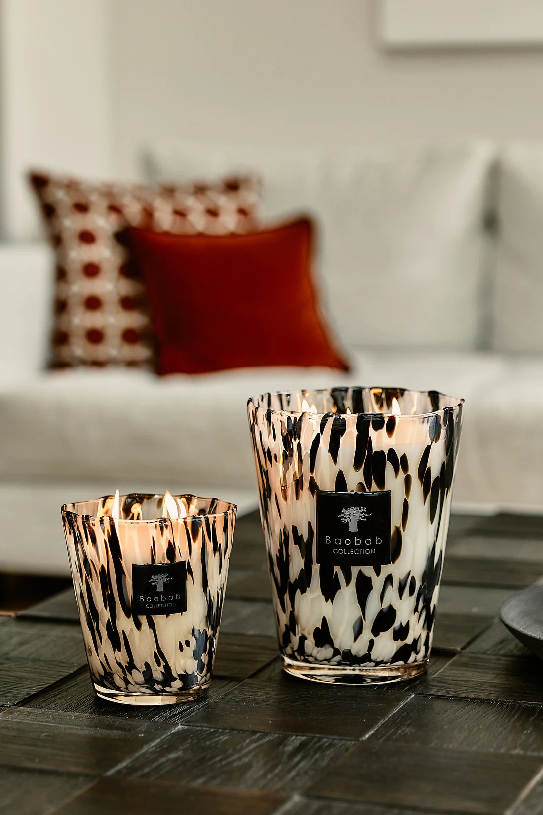 CANDLE PEARLS BLACK (MAX 10)