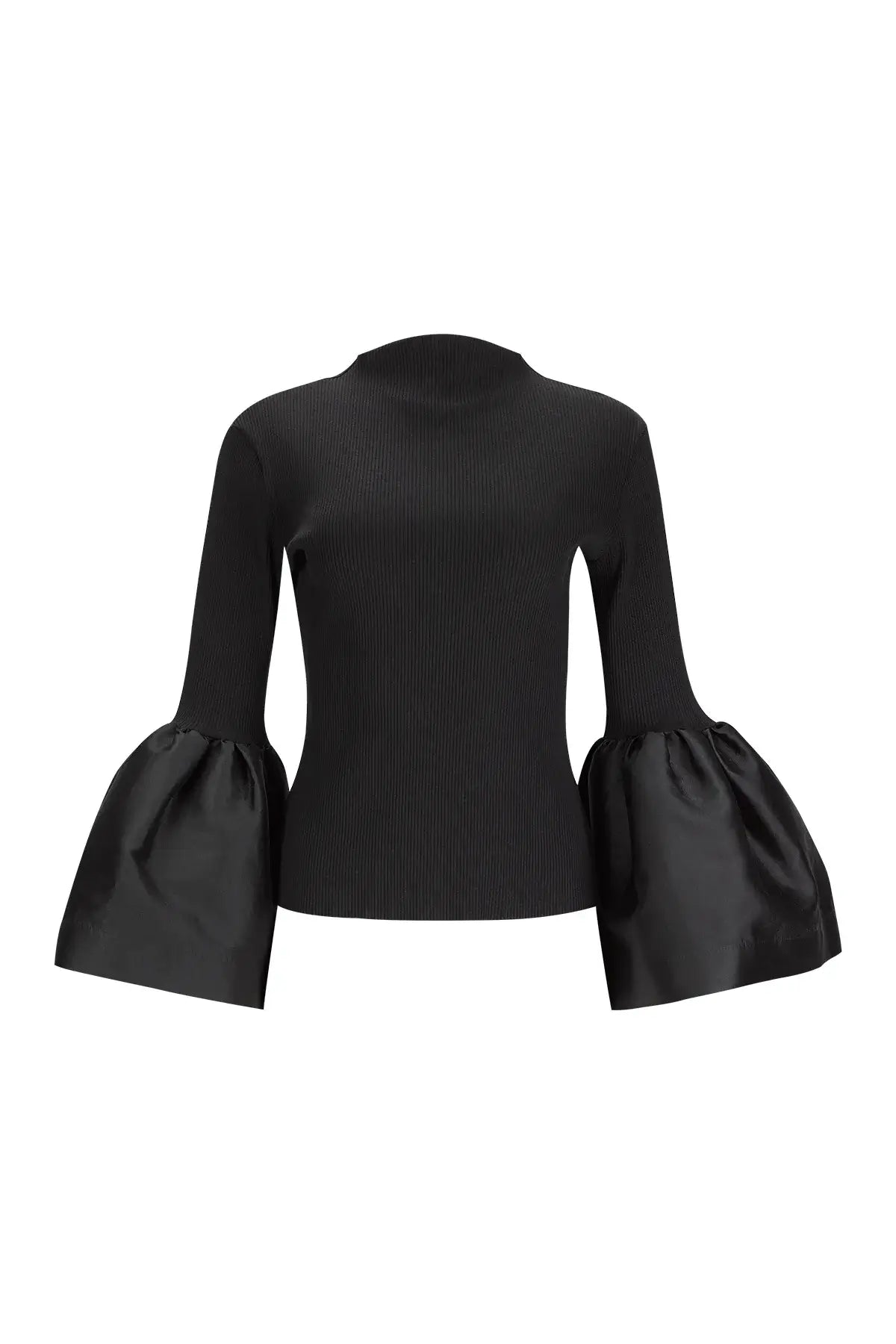 TURTLENECK PUFF SLEEVE TOP