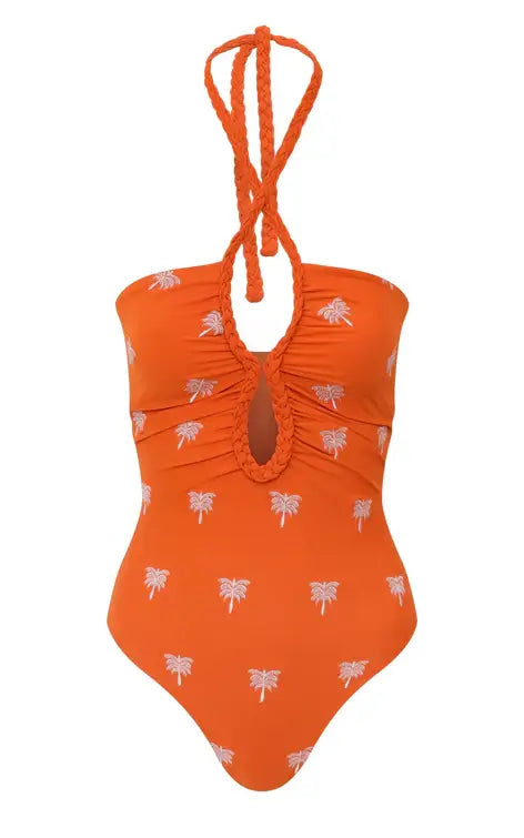 SAINT TROPEZ EMBROIDERED ONE PIECE