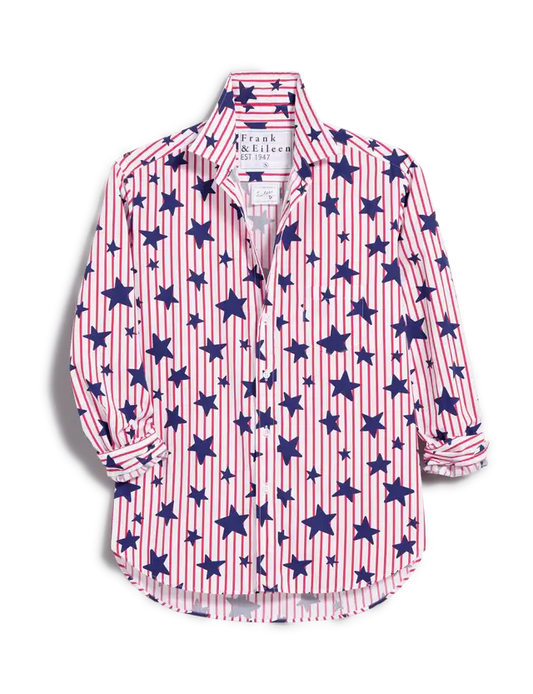 EILEEN RELAXED BUTTON-UP