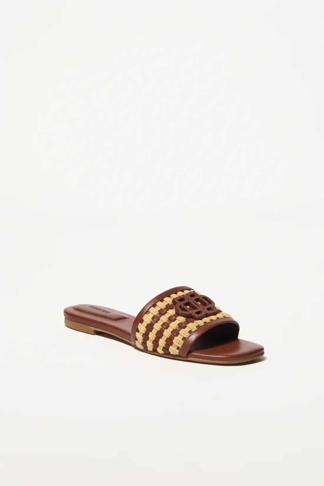 DELPHI ROPE WOVEN FLAT SANDAL