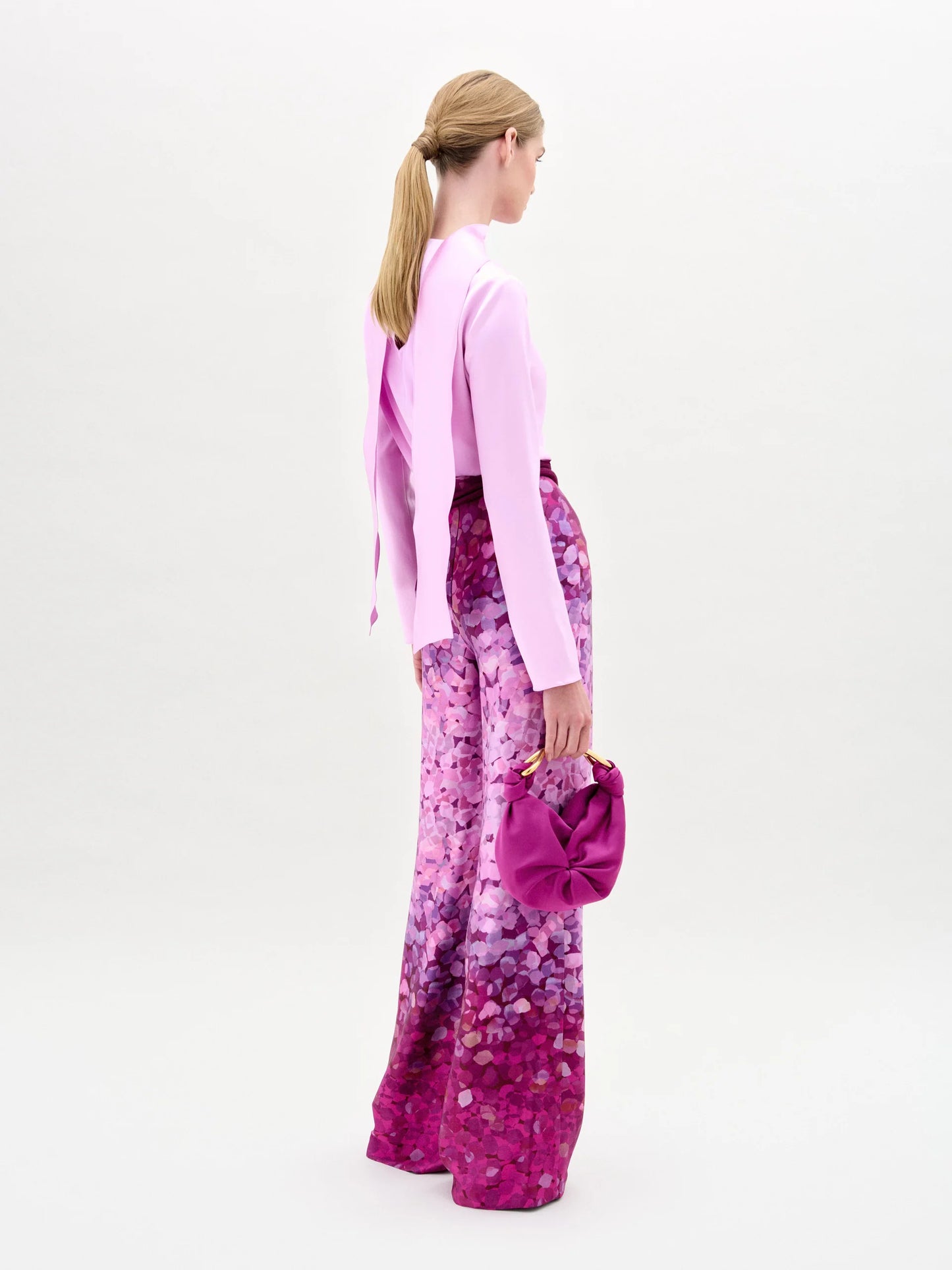 COMO PANT- MAGENTA ABSTRACT