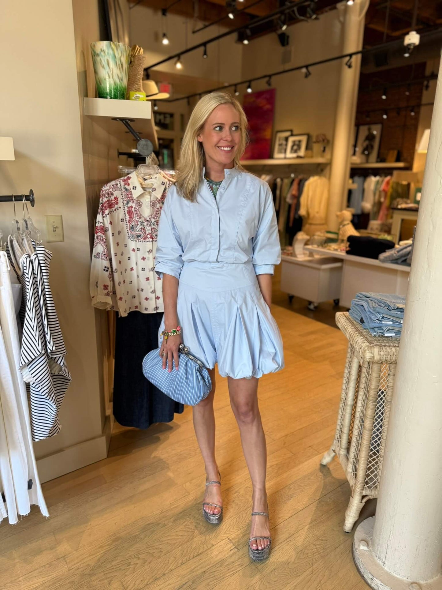 EFFIE BUBBLE MINI DRESS