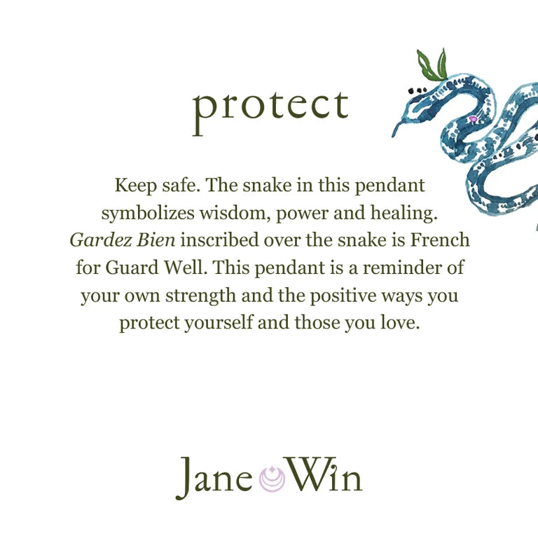 PROTECT JW ORIGINAL PENDANT COIN ON 18" DRAWN LINK CHAIN