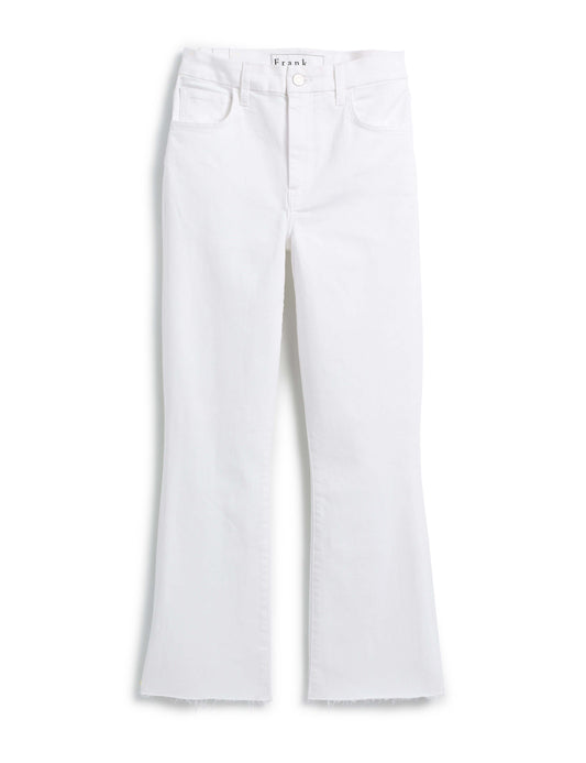 KILLIAN CROP FLARE JEAN- WHITE