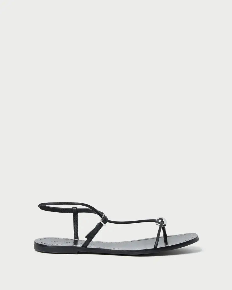 LARA STRAPPY FLAT SANDAL WITH BALL