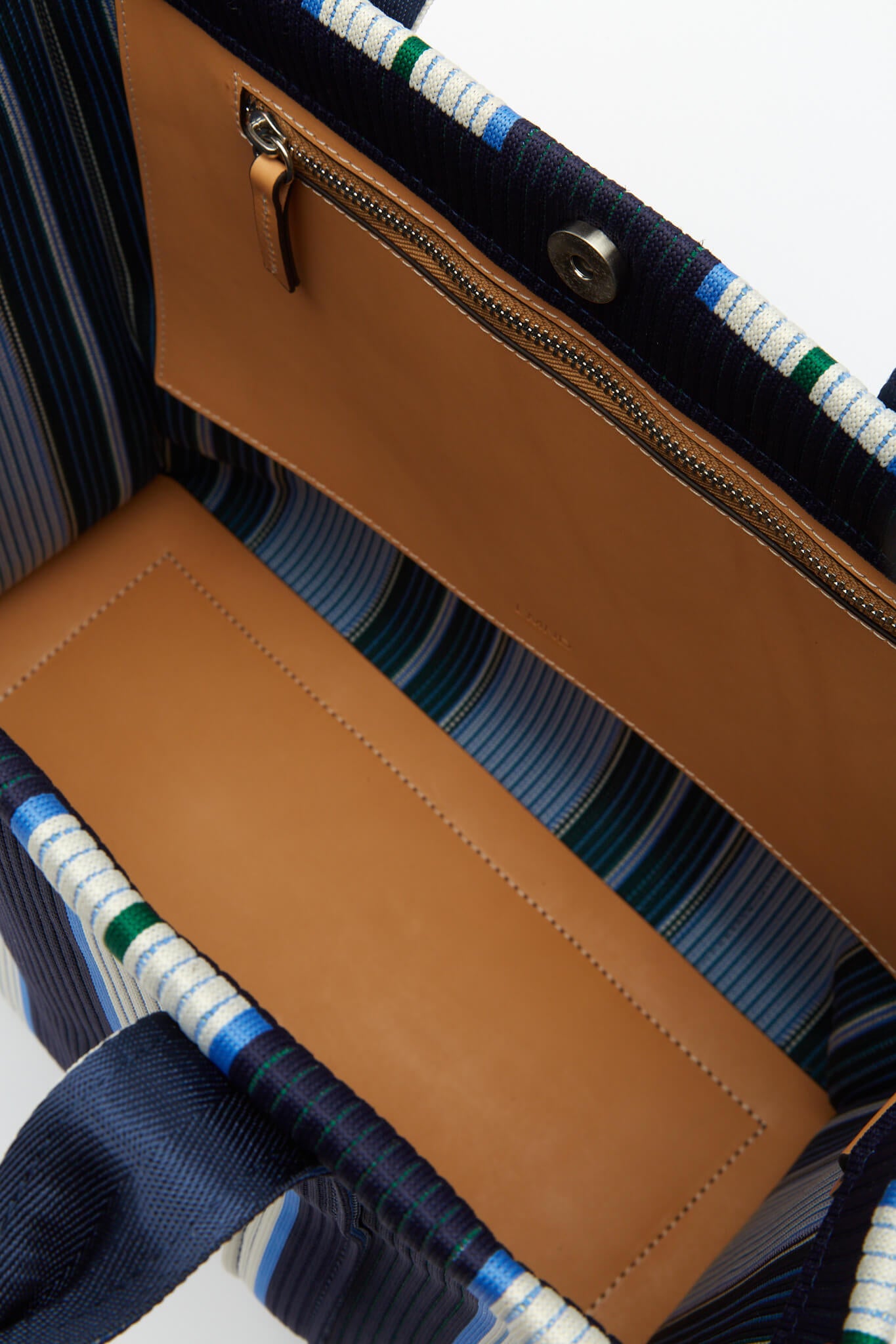 RIALTO LARGE TOTE BAG- NAVY/INK BLUE/VERDE
