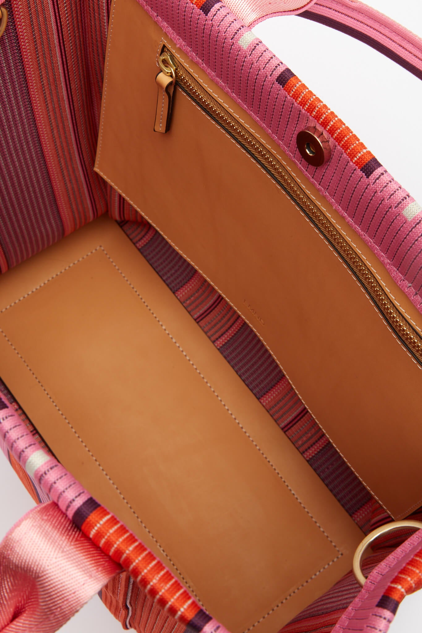 RIALTO LARGE TOTE BAG- MANDARINA/PLUMERIA