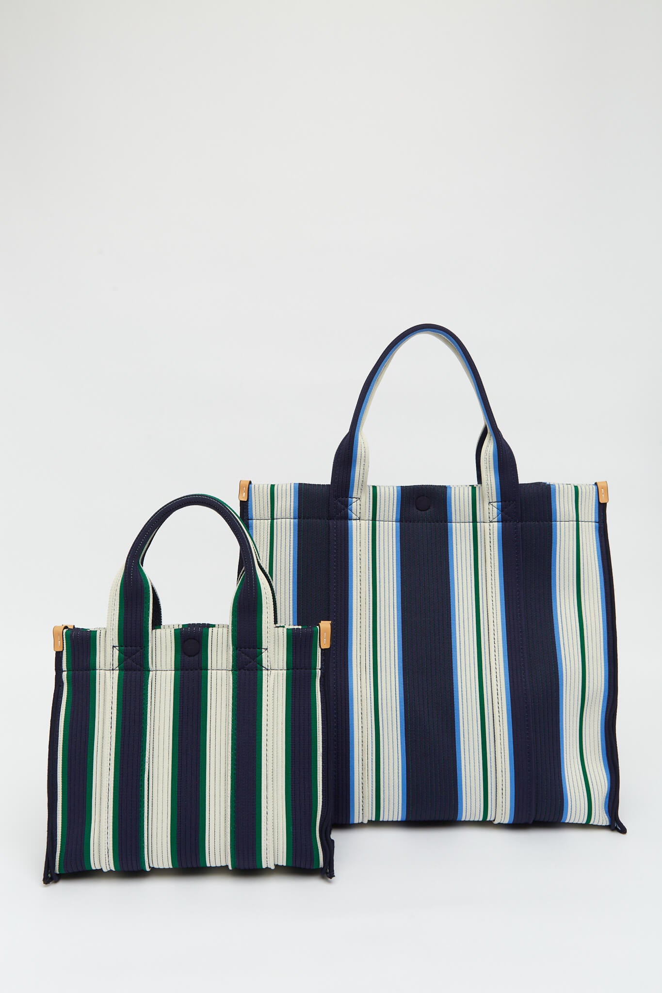 RIALTO LARGE TOTE BAG- NAVY/INK BLUE/VERDE