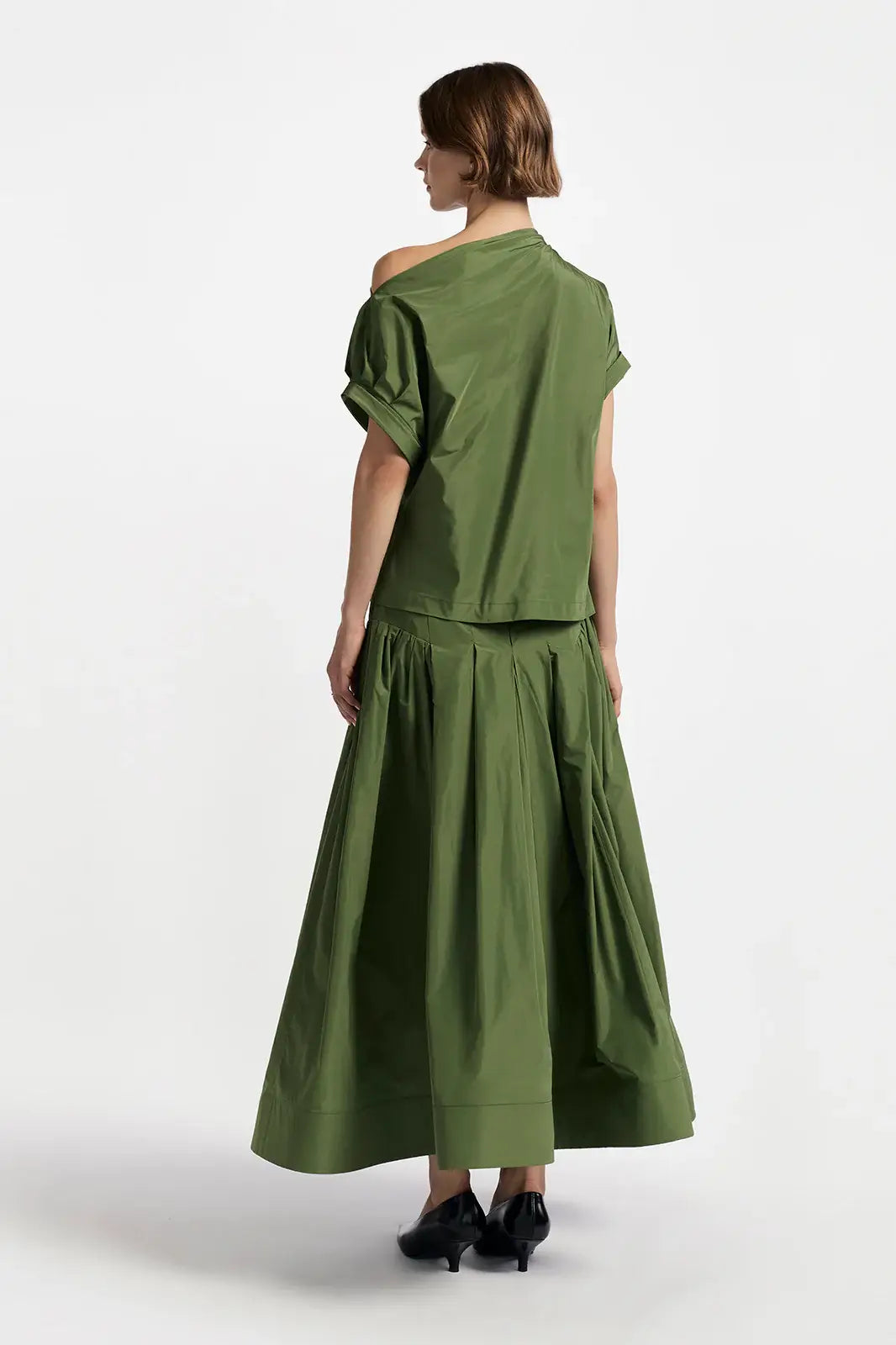 DRAPED SHOULDER TOP
