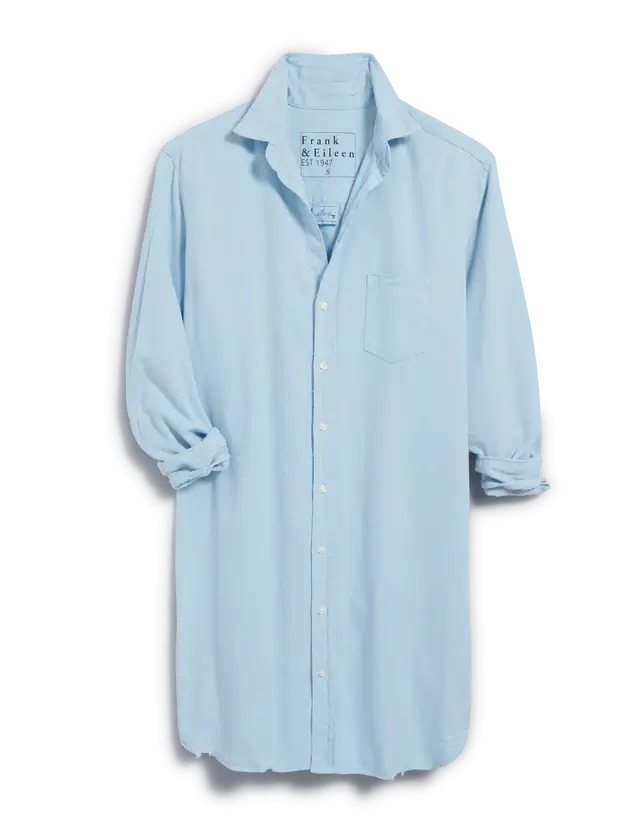 MARY CLASSIC SHIRTDRESS IN CLOUD