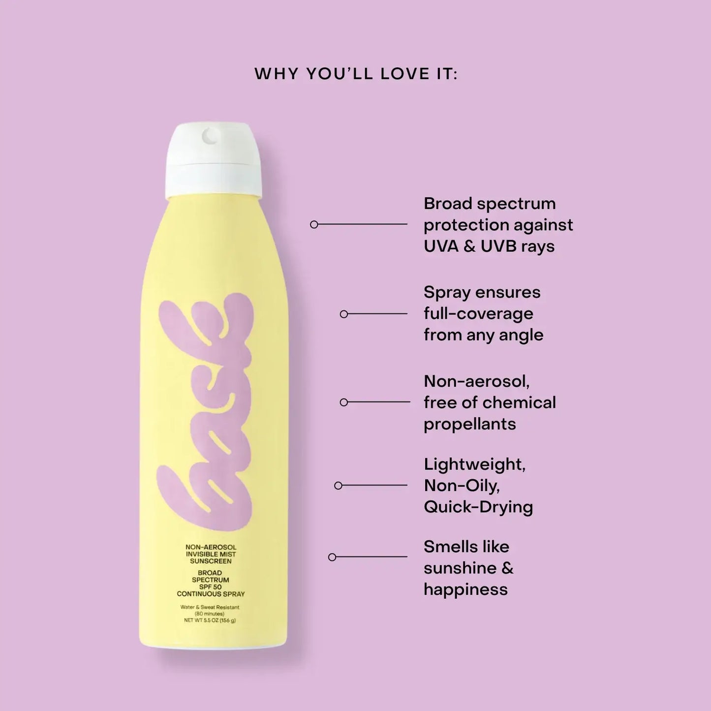 SPF 50 Non-Aerosol Spray