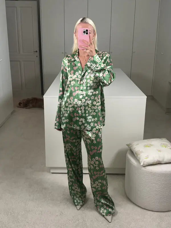 PYJAMA LOUIS PANTS - GREEN