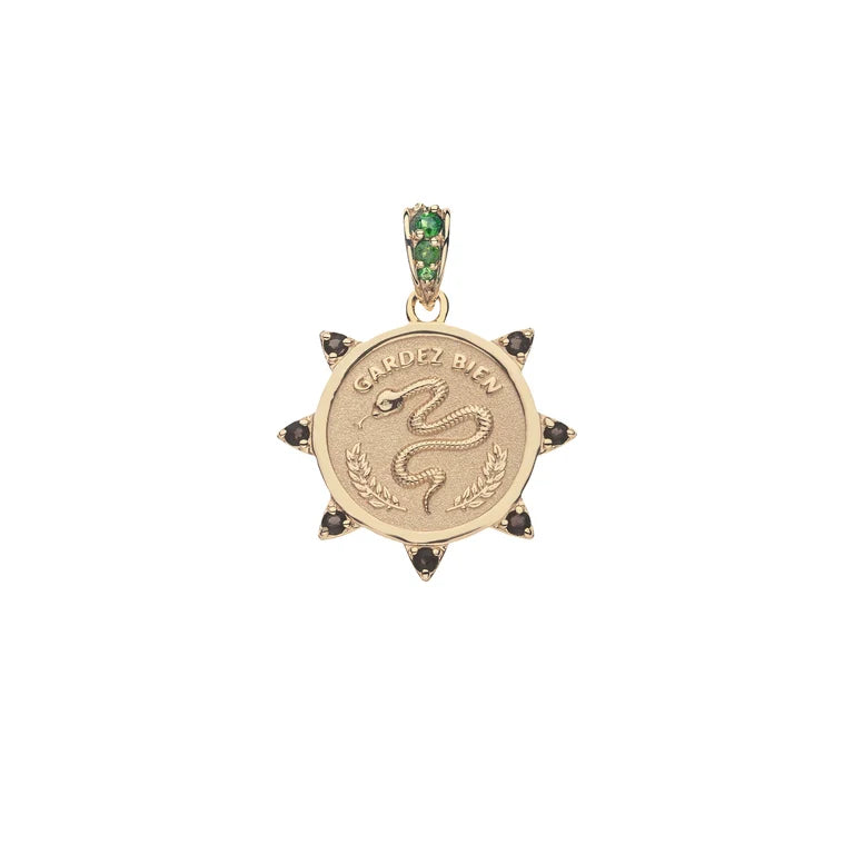 PROTECT PETITE EMBELLISHED COIN ON 16-18" CLASSIC ROLO CHAIN