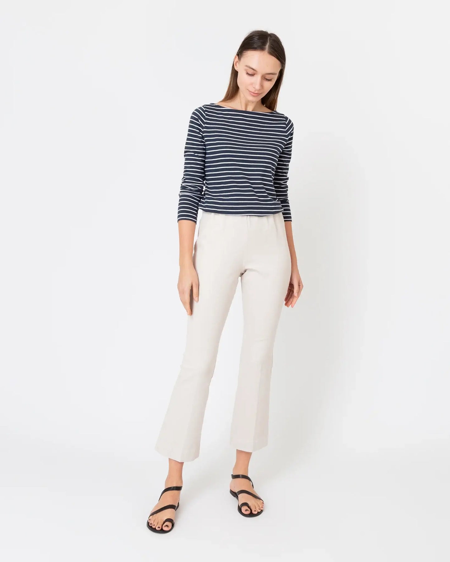 FAYE PANT - TAUPE STRETCH TWILL