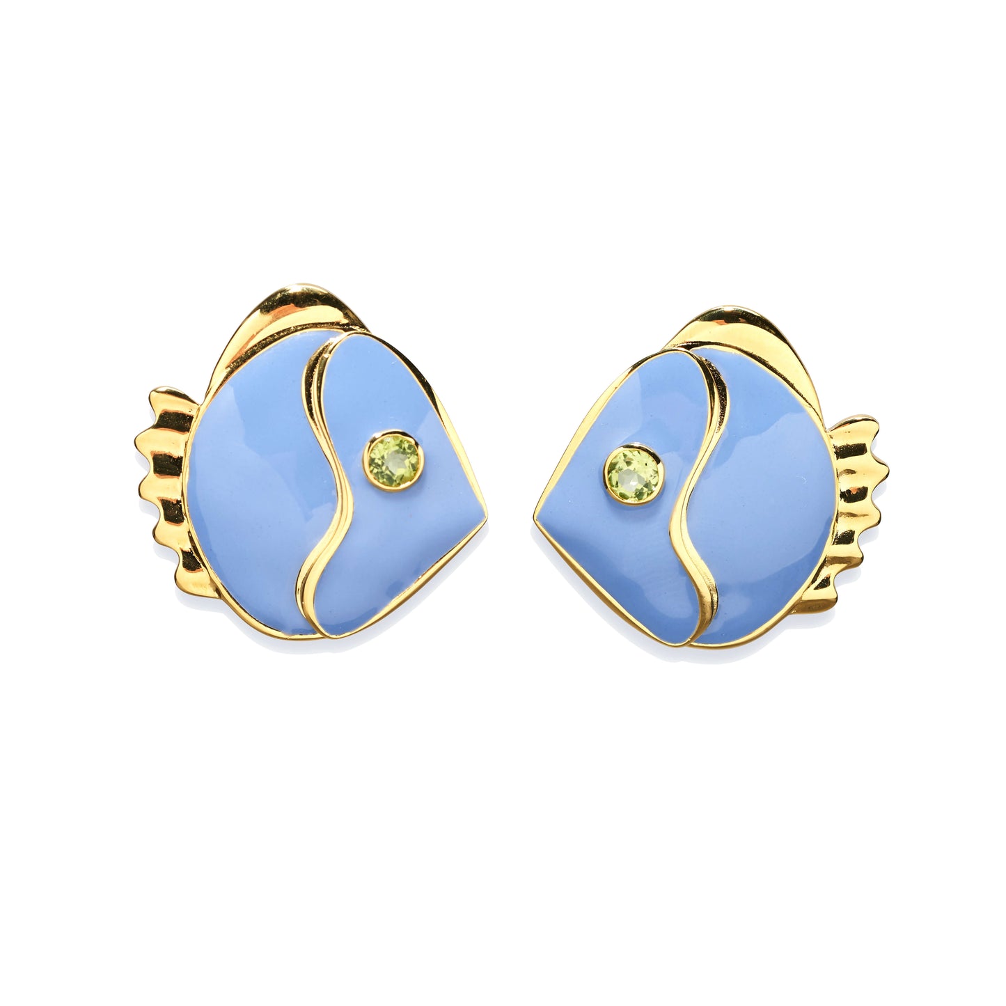 MIKUNI STUD EARRINGSN IN PERIWINKLE