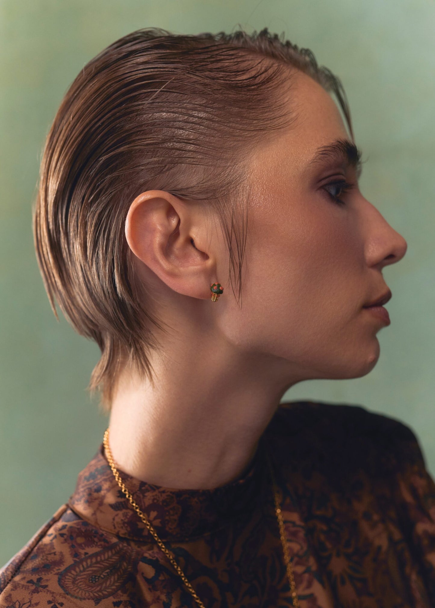 GREEN SETICAS EARRINGS