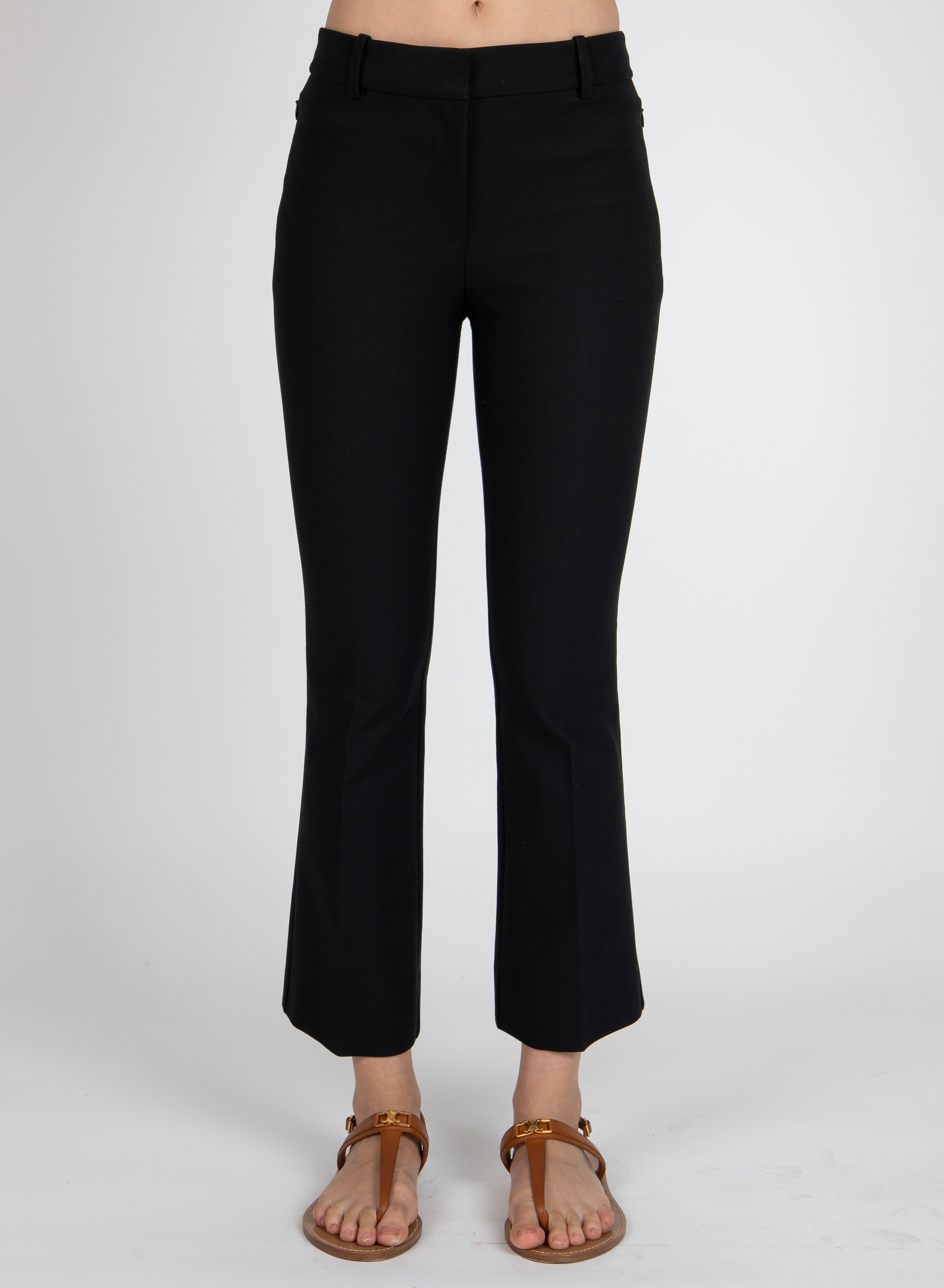 CROSBY CROPPED FLARE TROUSER