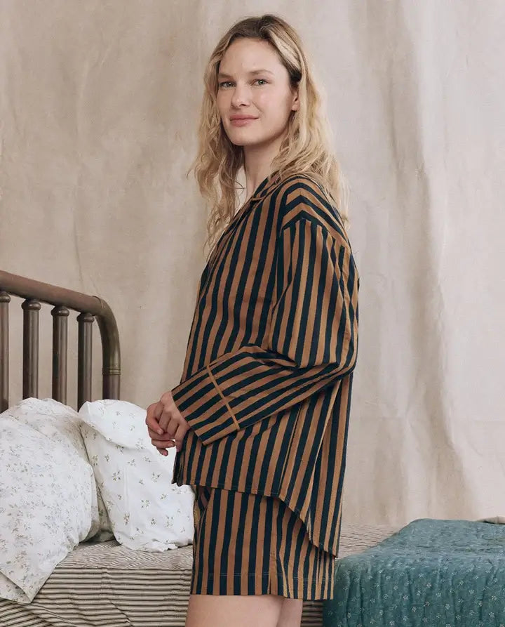 THE PAJAMA SHIRT - CLUB STRIPE