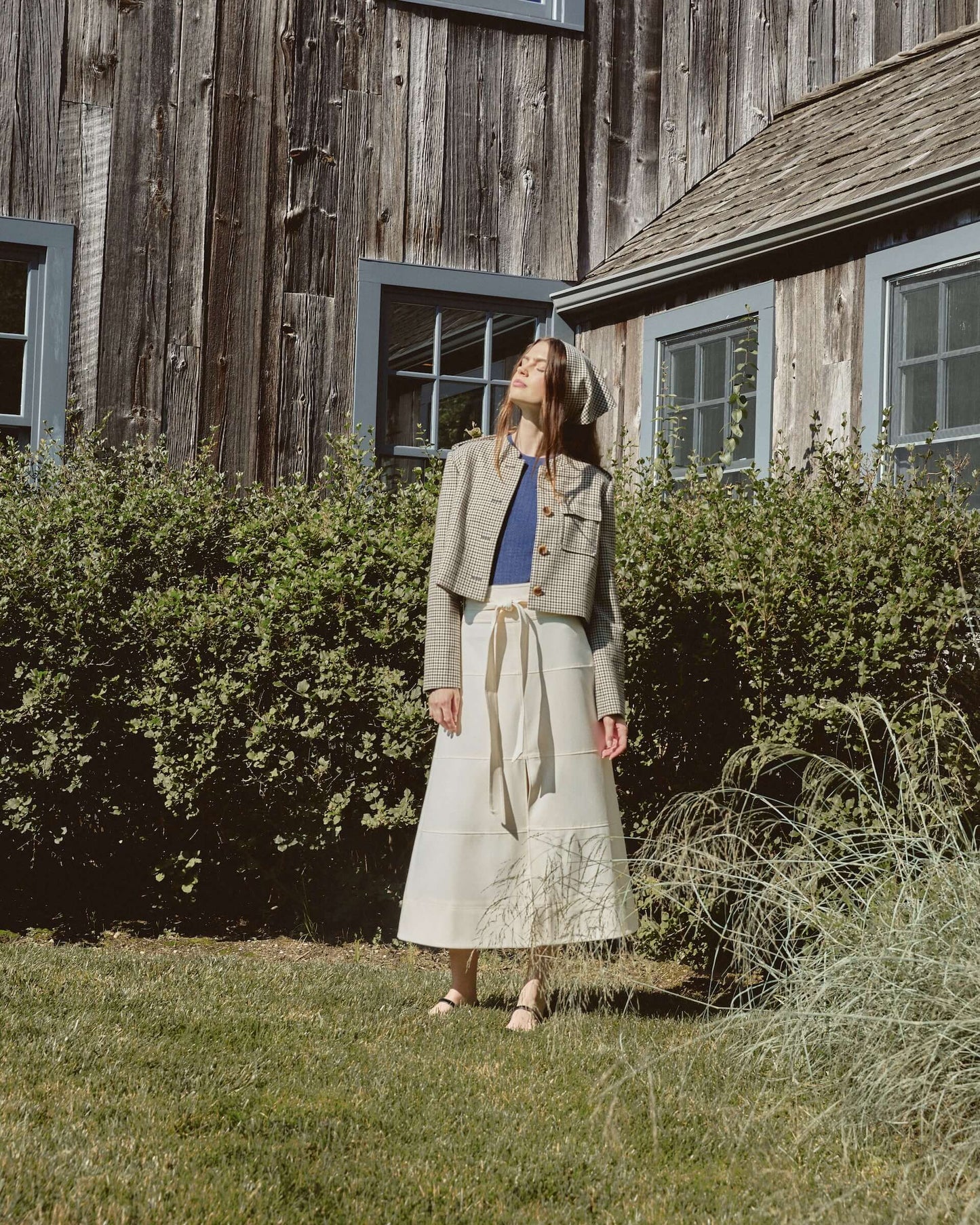 HUDSON SKIRT- CREAM