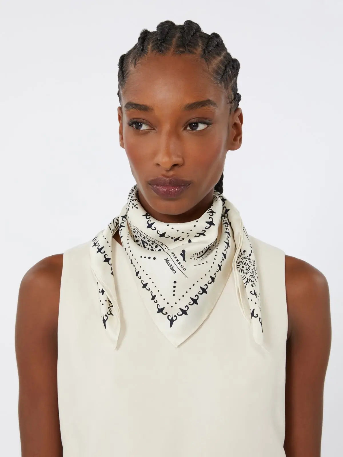 SIAM SCARF - WHITE