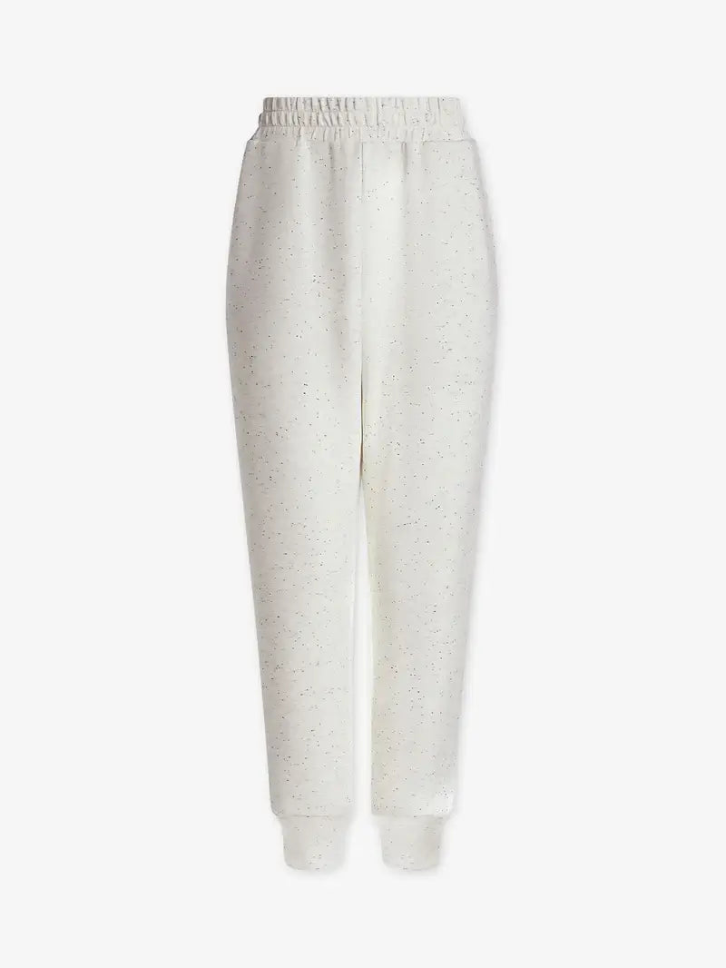 SLIM CUFF PANT 27.5- IVORY MARL FLECK