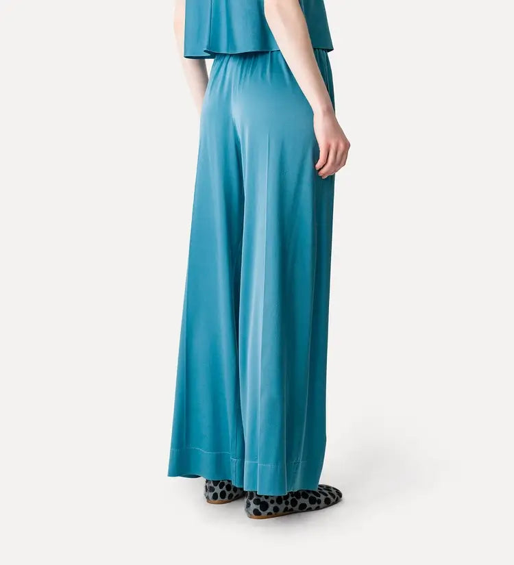 HEAVY STRETCH SILK SATIN REGULAR WAIST PANTS