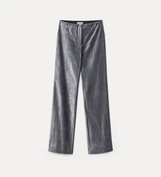 STRETCH VELVET FLARE PANTS