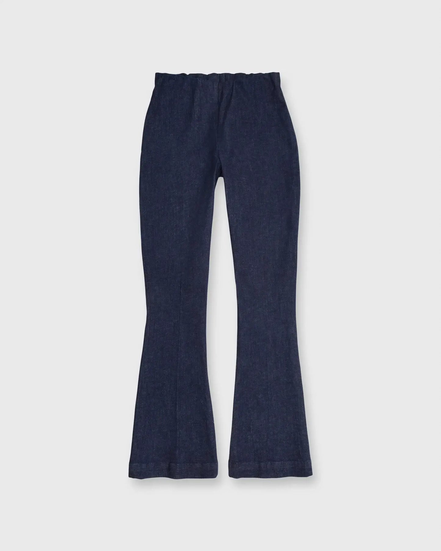FAYE FLARE CROPPED PANT- INDIGO STRETCH