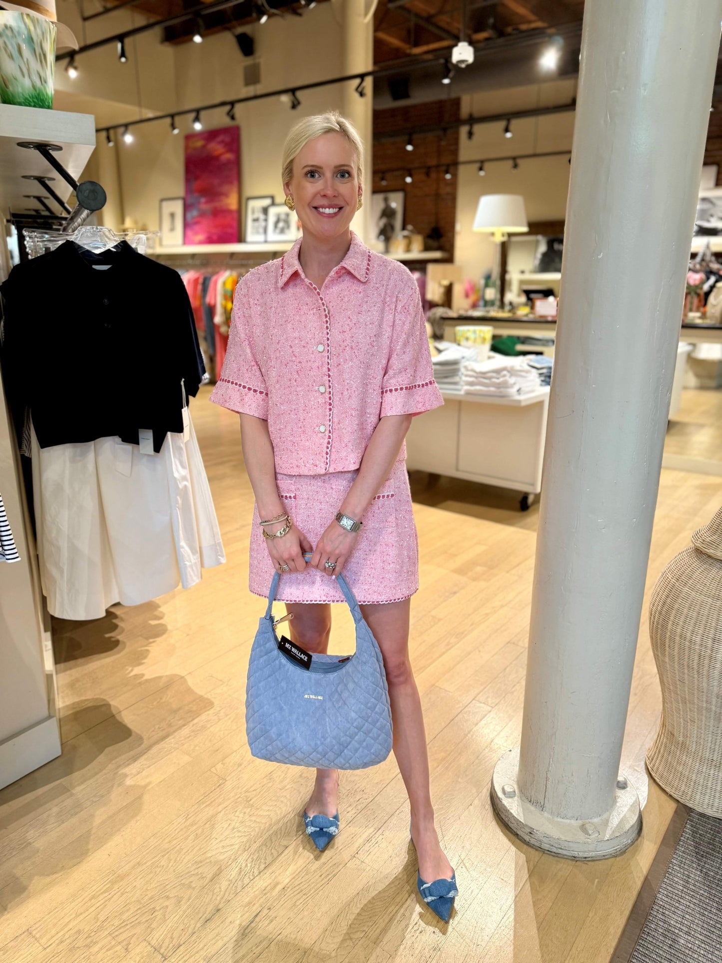 KHLOE S/S BUTTON DOWN