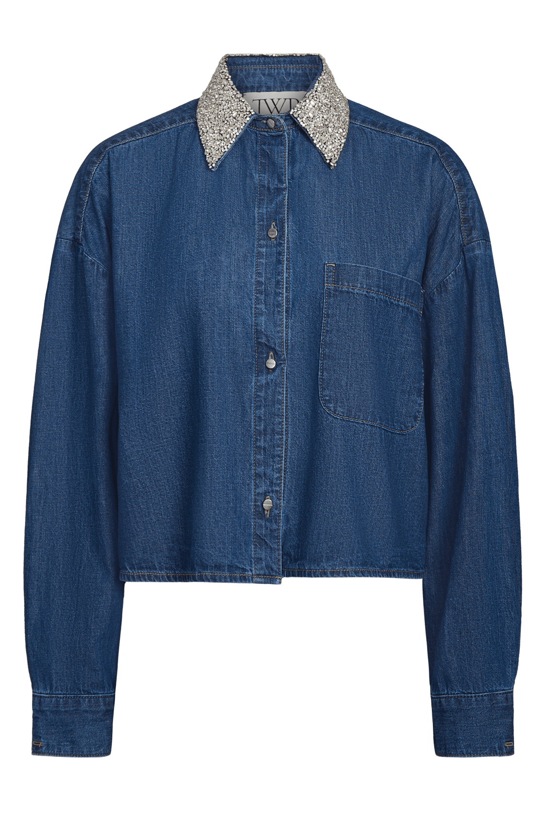 DENIM NEXT EX WITH CRYSTAL COLLAR